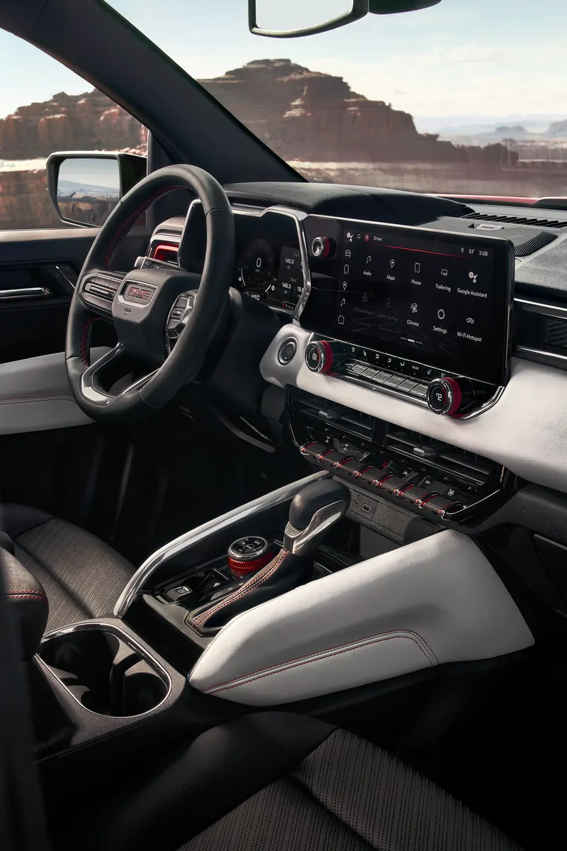 2026 GMC Canyon infotainment system at R.B. Fries in Vandling PA