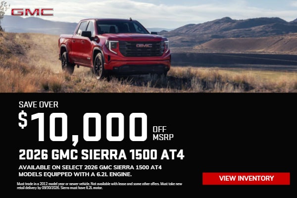 2026 GMC Sierra 1500 AT4 (6.2L)