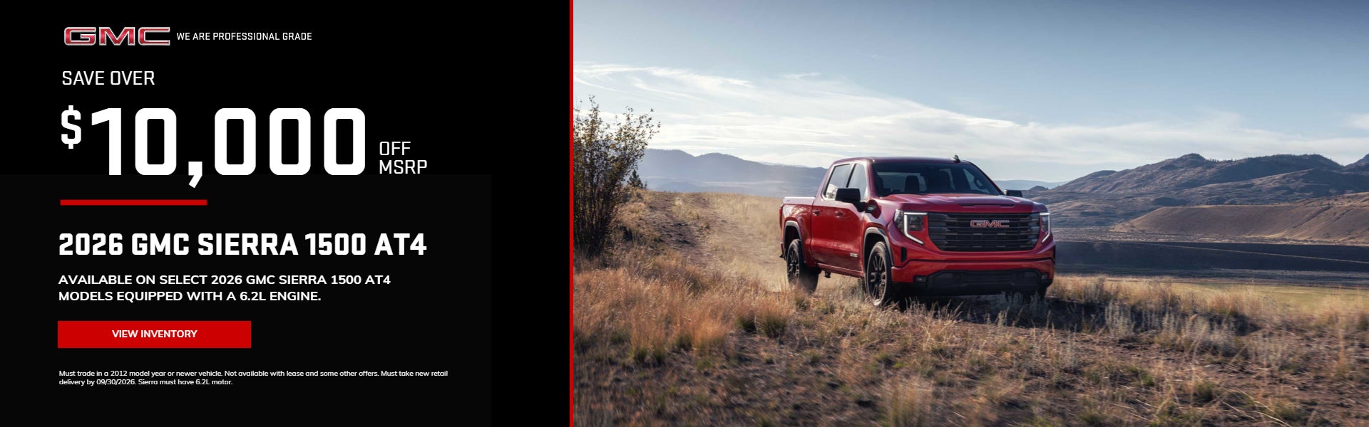 2026 GMC Sierra 1500 AT4 (6.2L)