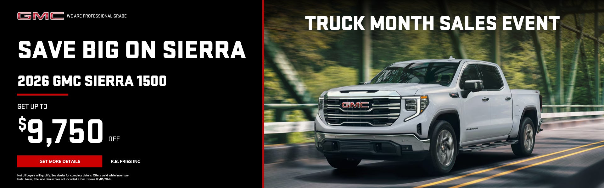 Save Big on Sierra